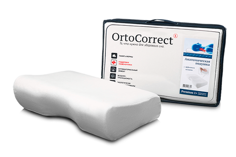 Ортопедическая подушка OrtoCorrect PREMIUM 1 PLUS